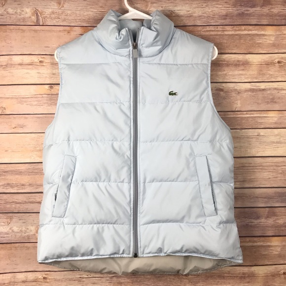 lacoste puffer vest